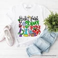 thumbnail image 1 of Santa&rsquo;s Favorite Science Teacher T-Shirt, Fun Holiday Classroom Tee, 1 of 5