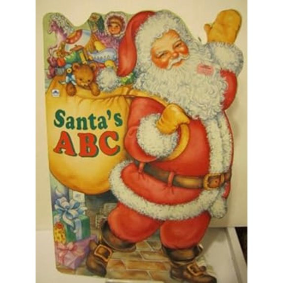 Pre-Owned Santa's ABC (Golden Super-Duper Shape Book) (Paperback) 0307103609 9780307103604