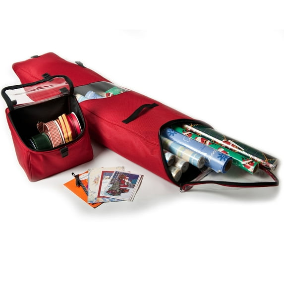 Santa's Bags Hanging Wrapping Paper Storage Bag
