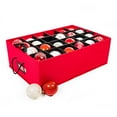 thumbnail image 1 of Santa's Bags Two Tray 4 in. Ornament Storage - RED, 1 of 9