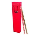thumbnail image 1 of Santa's Bags Wrapping Paper Storage Box - RED, 1 of 9