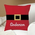 thumbnail image 1 of Santa's Belt Personalized Pillow, 1 of 1