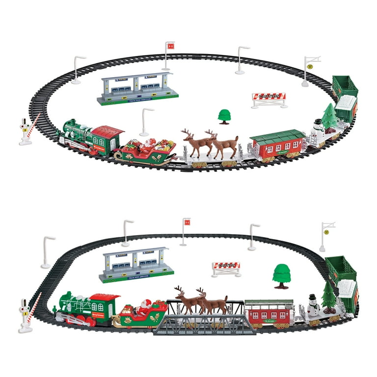 Santa's Choo Choo Train - Christmas Train Set - Walmart.com
