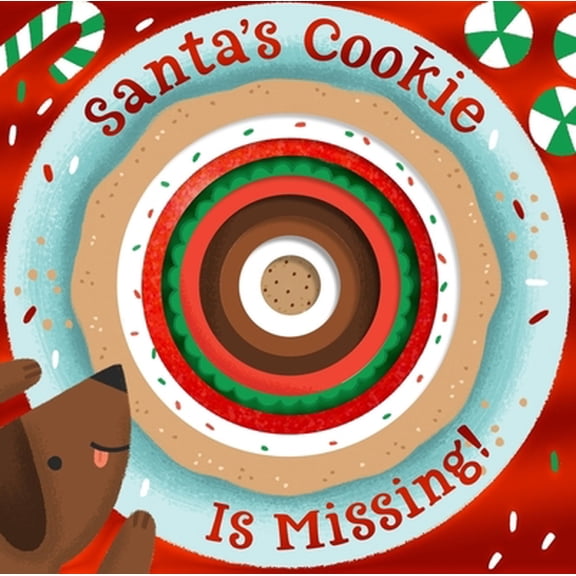 Pre-Owned Santa's Cookie Is Missing!: Board Book with Die-Cut Reveals: A Christmas Holiday Book for Kids (Board book) 035804054X 9780358040545