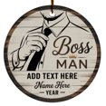 thumbnail image 1 of Santa's Favorite Boss Man Ceramic Christmas Ornament 2025, Boss Man Christmas Ornament Gifts for Male Manager Leader, 1 of 5