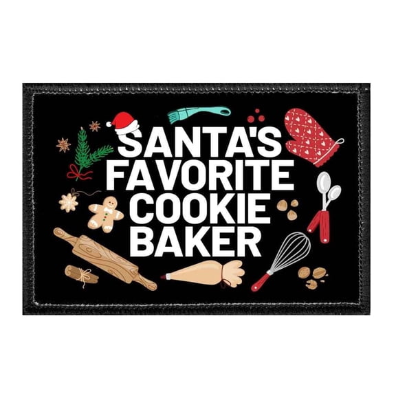Santa's Favorite Cookie Baker - Removable Patch