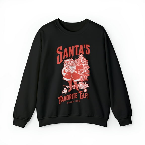 Santa's Favorite Elf Unisex Heavy Blend™ Crewneck Sweatshirt