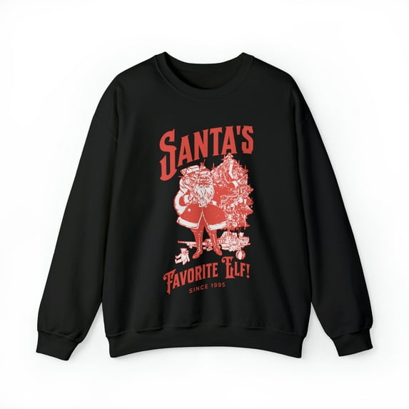 Santa's Favorite Elf Unisex Heavy Blend™ Crewneck Sweatshirt