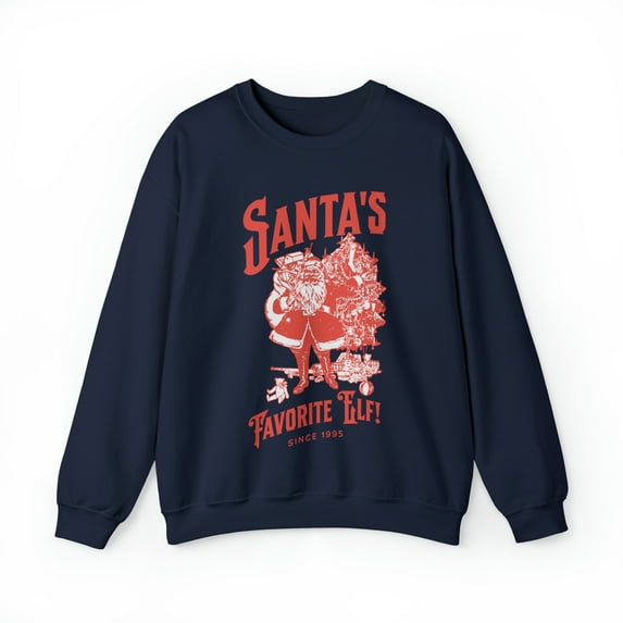 Santa's Favorite Elf Unisex Heavy Blend™ Crewneck Sweatshirt