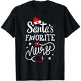 thumbnail image 1 of Santa's Favorite Nurse Christmas Shirt Nursing Students Crew T-Shirt, 1 of 3