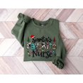 thumbnail image 1 of Santa's Favorite Nurse Sweatshirt, Christmas Nurse Sweatshirt, Nurse Crewneck Sweatshirt, Christmas Sweatshirt For Nurses, 1 of 2