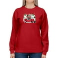 thumbnail image 1 of Santa's Foodtruck Collection A. Sweatshirt Women -Victoria Borges Designs, Female x-Large, 1 of 4