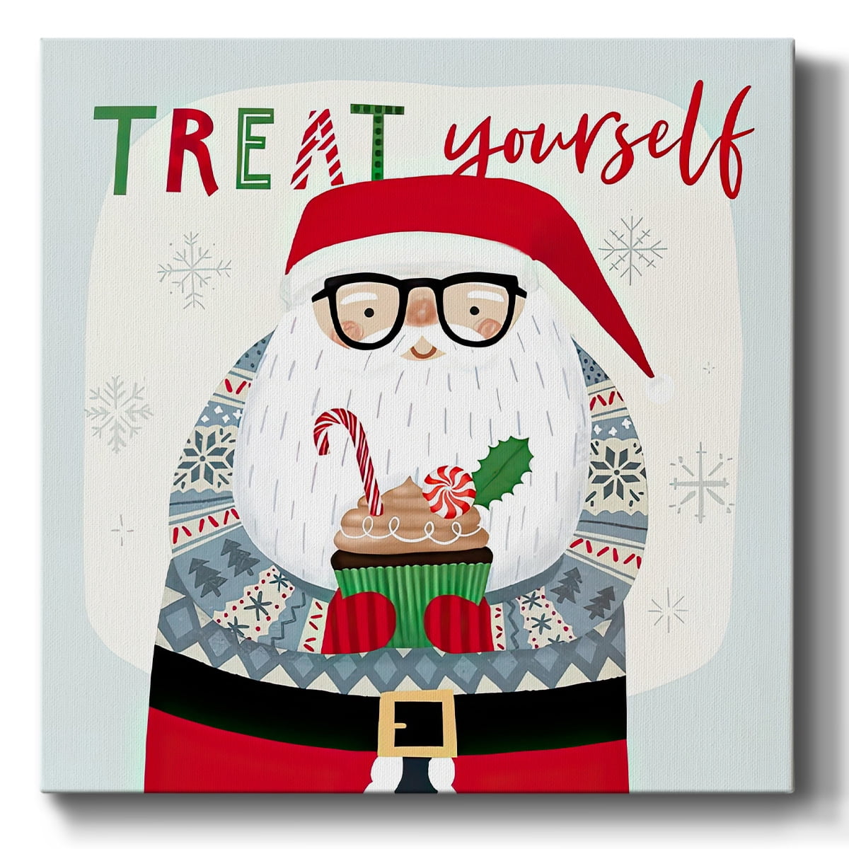 Santa's Foodtruck I- Gallery Wrapped Canvas