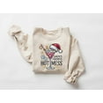 thumbnail image 1 of Santa's Hot Mess Sweater, Christmas Martini Hoodie, Christmas Drink Sweatshirt, Christmas Party Sweatshirt, Drink Sweater For Women, 1 of 5