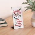 thumbnail image 1 of 1 Pc P. Graham Dunn Santas List Snap Sign (Sst0054), 1 of 2