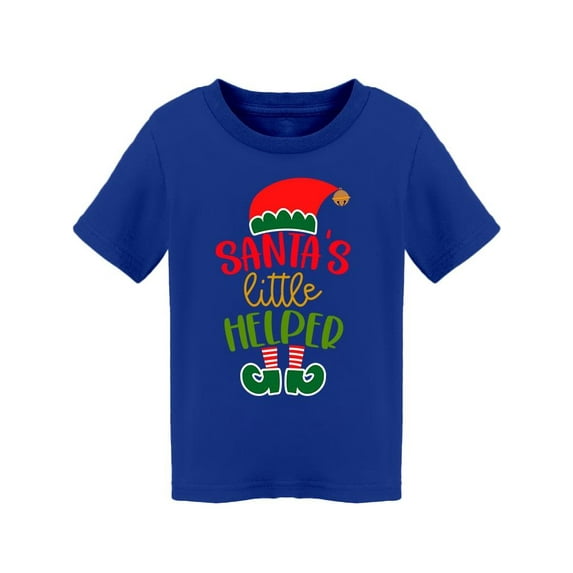 Santa's Little Helper Christmas T-Shirt Toddler -Image by Shutterstock, 4 Toddler