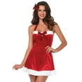 thumbnail image 1 of Santa's Little Helper Holiday Santa Baby Dress Roleplay Costume, 1 of 4