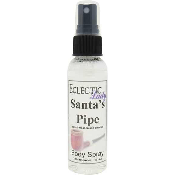 Santa's Pipe Body Spray, Eclectic Lady, Hydrating Mist, Unisex (Double Strength), 2 oz