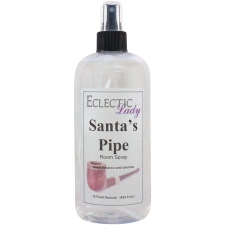 Santa's Pipe Room Spray by Eclectic Lady, 16 Ounces, Fragrant Aromatic Room Mist For Home, Room, Office