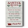 thumbnail image 1 of Santa's Rules- Gallery Wrapped Canvas, 1 of 9