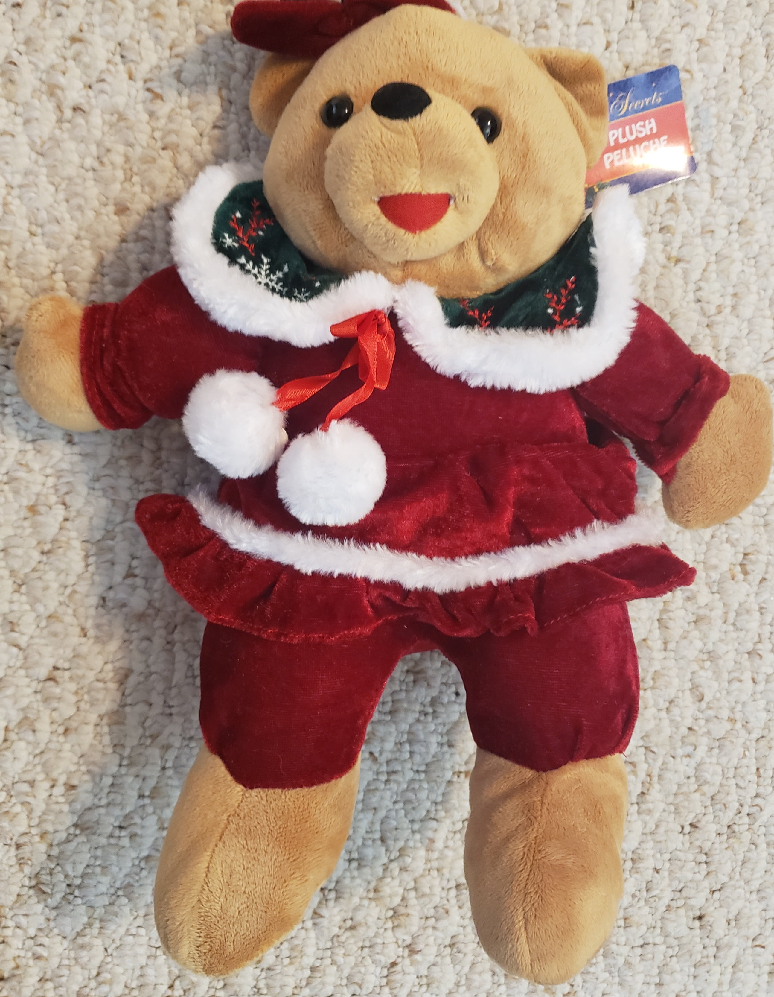 Vestito Da Babbo Natale Per Orsacchiotto - Taglia 35-45 Cm, Compatibile Con Teddy Bear E Build-a-Bear - 5