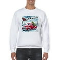thumbnail image 1 of Santa's Sleigh And Ride Xmas Men's Sweatshirt, 1 of 4