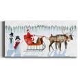 thumbnail image 1 of Santa's Snowmen Collection D- Gallery Wrapped Canvas, 1 of 9