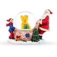 thumbnail image 1 of Santa's Teddy Surprise Mini Water Snow Globe, 1 of 4