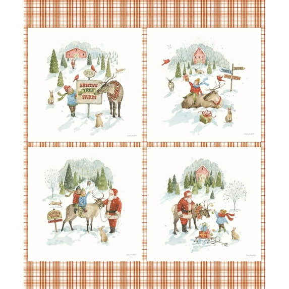 Santa's Tree Farm Panel
