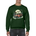 thumbnail image 1 of Santa's Vintage Christmas Truck Men's Sweatshirt, 1 of 4