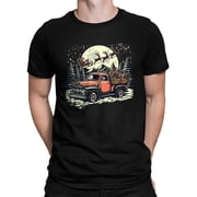 Santa's Vintage Christmas Truck T-shirt Men's