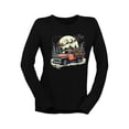 thumbnail image 1 of Santa's Vintage Christmas Truck Women's Long Sleeve, 1 of 4