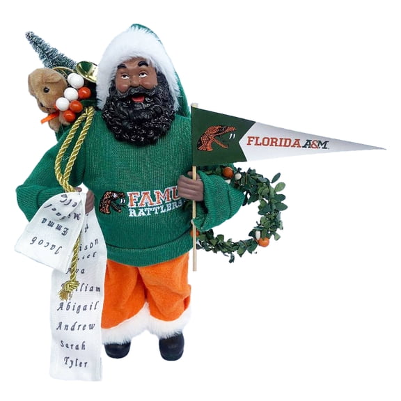 Florida A&M Rattlers 12" Proud Santa
