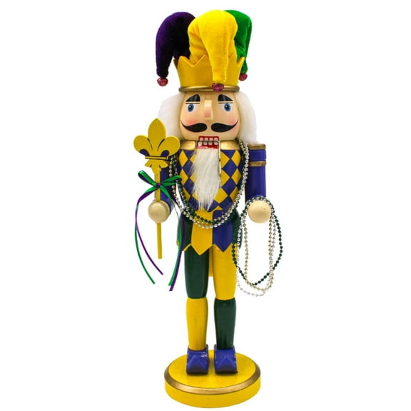 SantasWorkshop 70223 14.5 in. Mardi Gras Nutcracker