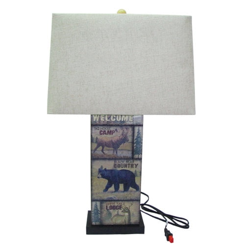 Santa's Workshop 28'' Table Lamp