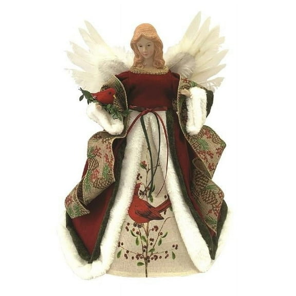 Santas Workshop 3158 16 in. Cardinal Angel Tree Topper