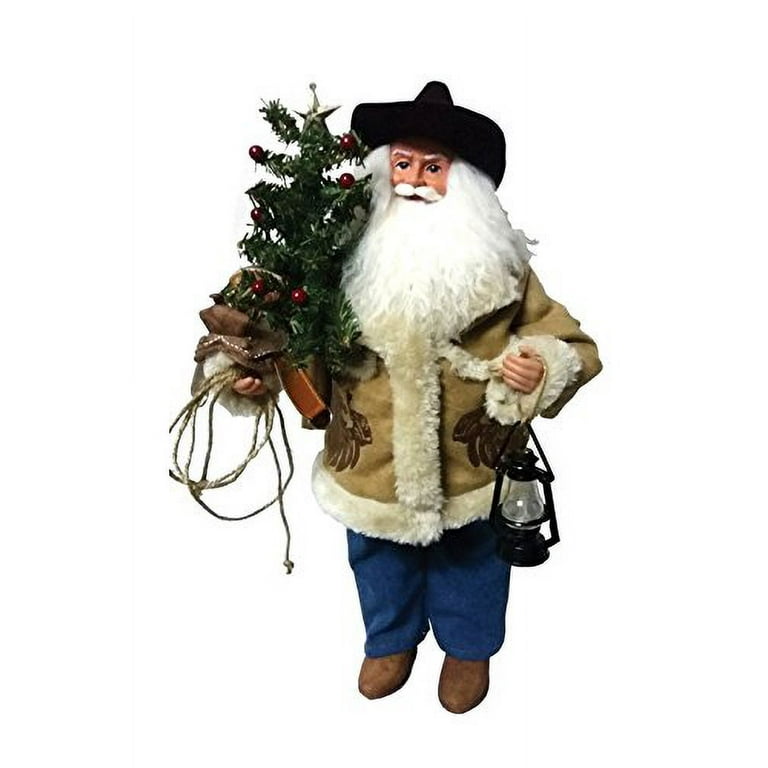 Santa's Workshop Cowboy Santa Figurine, 18