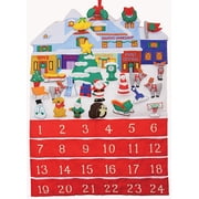 Santas Workshop Fabric Advent Calendar Countdown to Christmas