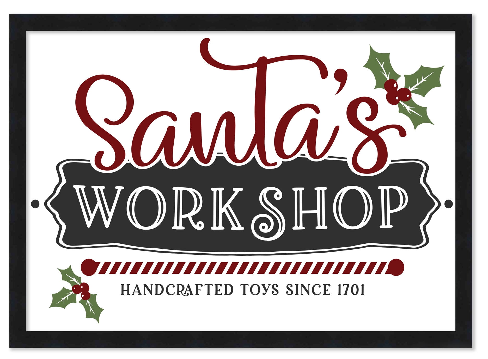 Santa s Workshop Handcrafted Toys 14 5 x 20 5 Framed Christmas Wall Decor Art Print Sign Poster a0a88321 490b 4ab5 a09d f8d1e708de11.6bbbda4aba66b81847491df668f7185c santa's workshop handcrafted toys 14.5" x 20.5" framed christmas