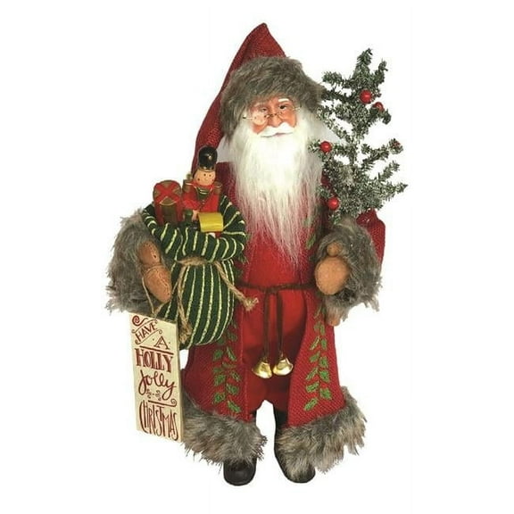 Santas Workshop 6046 15 in. Holly Jolly Claus