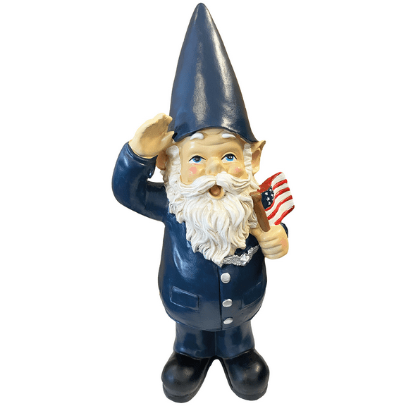 Santa's Workshop Inc. 12" Resin Air Force Gnome