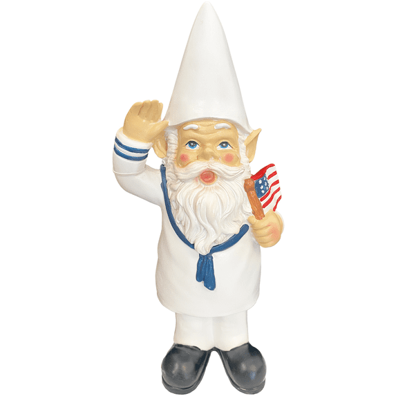 Santa's Workshop Inc. 12" Resin Navy Gnome