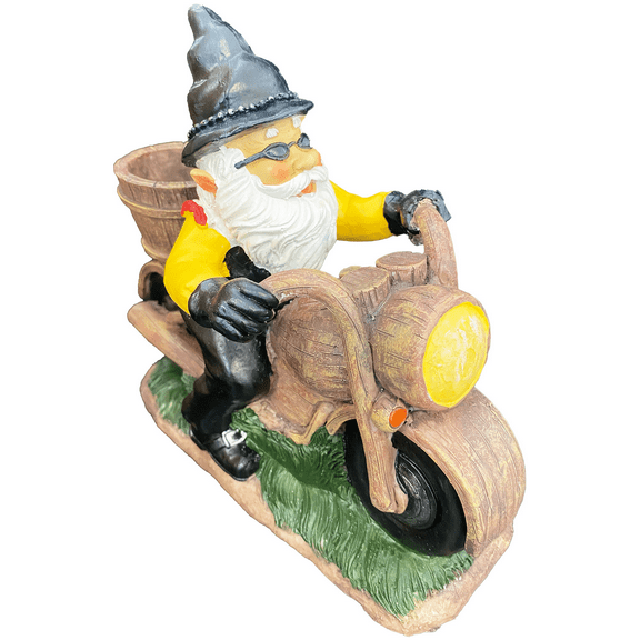 Santa's Workshop Inc. 8 Inch Motorcycle Gnome