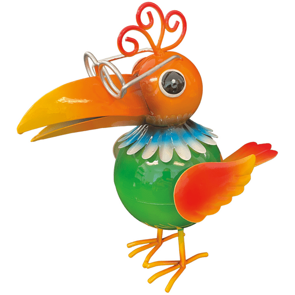 Santa's Workshop, Inc 9.5" Iron Green Porch Bird