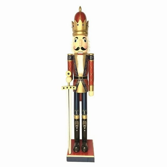 Santa's Workshop Indoor Home Christmas Decorative 60" Coronation King Nutcracker