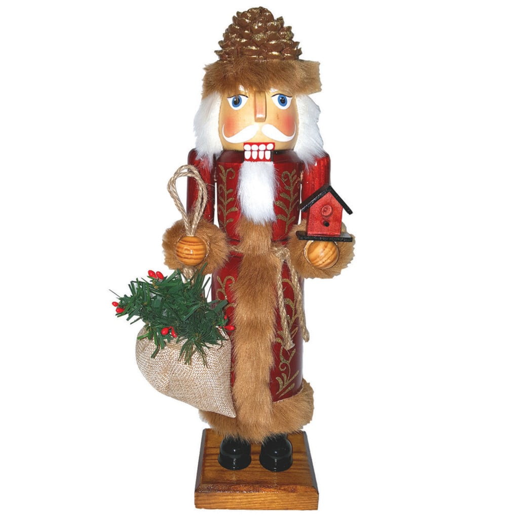 Santa's Workshop Pine Cone Santa Nutcracker