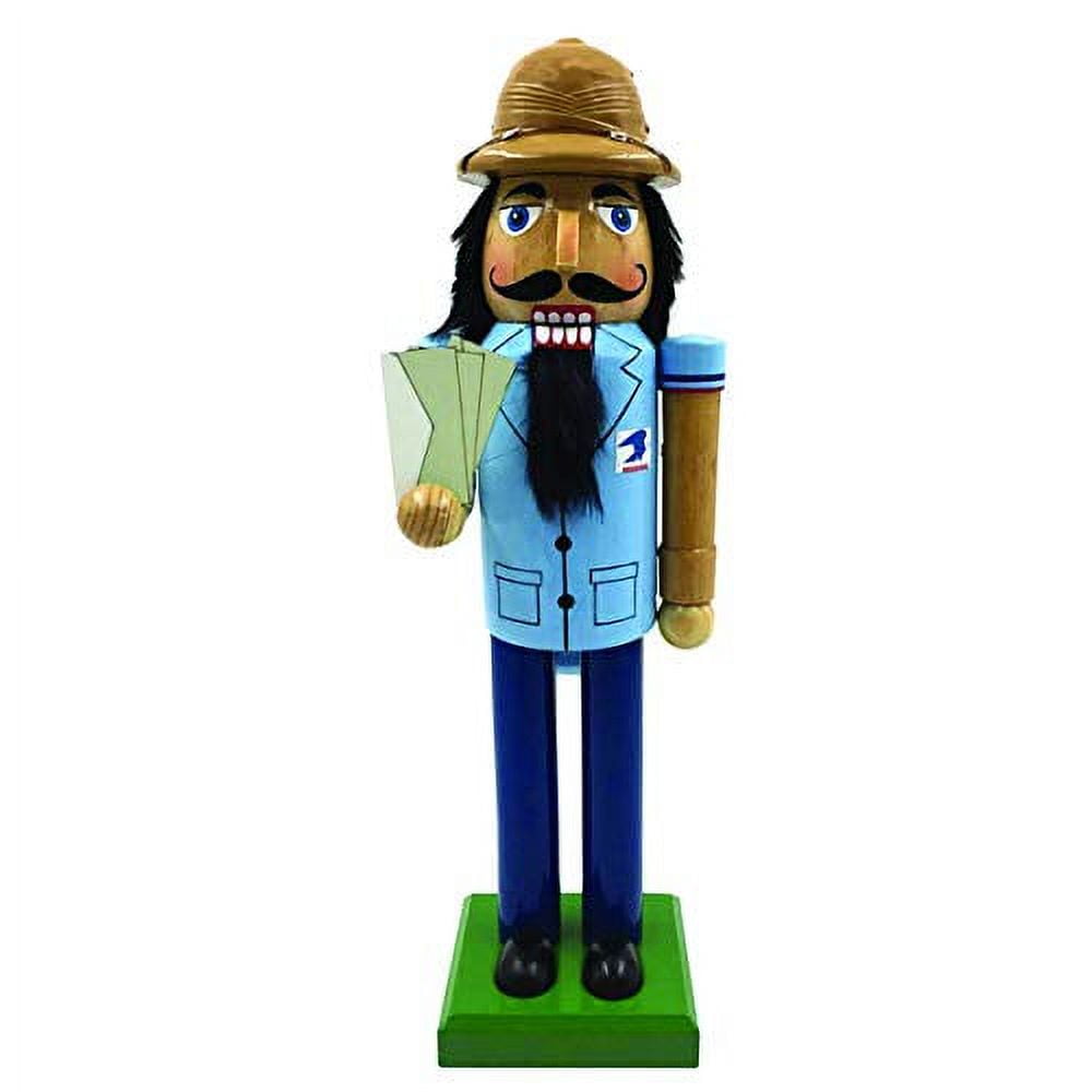 Santa's Postal Worker Nutcracker 14"
