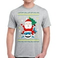 thumbnail image 1 of Santa with Shark Christmas Tree Men T-Shirt Xmas Print - S M L XL 2XL 3XL 4XL 5XL Xmas Graphic Tee - Christmas Gift Holiday Cotton T-Shirt for Men, 1 of 2