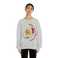 thumbnail image 1 of Santa with a beard holiday Christmas sweatshirt funny retro women, 1 of 9