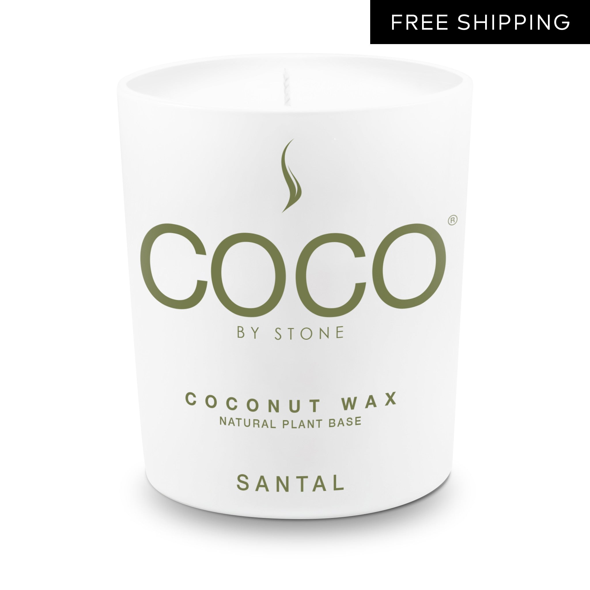 Stone Candles Santal Candle